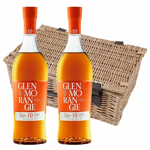 Glenmorangie 10 Year Old Single Malt Whisky Twin Hamper (2x70cl)